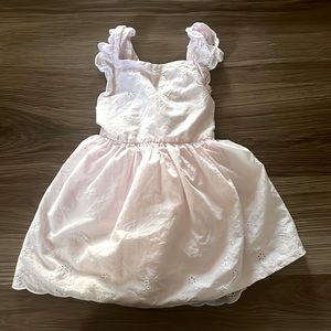 VINTAGE INSPIRED eyelet pink dress size 4T
